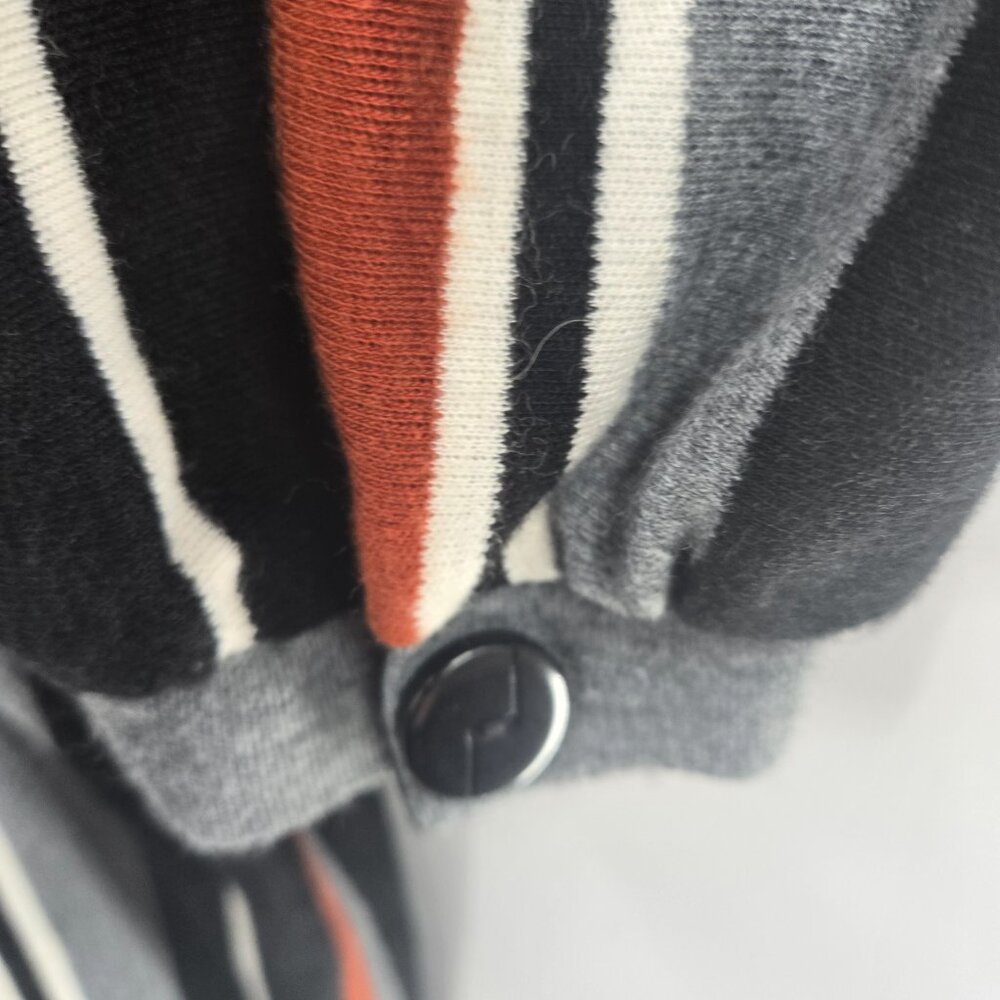 Vintage Leslie Fay X I. Magnin 80s Striped Sweater Dress Estimated Size Medium - Picture 13 of 15